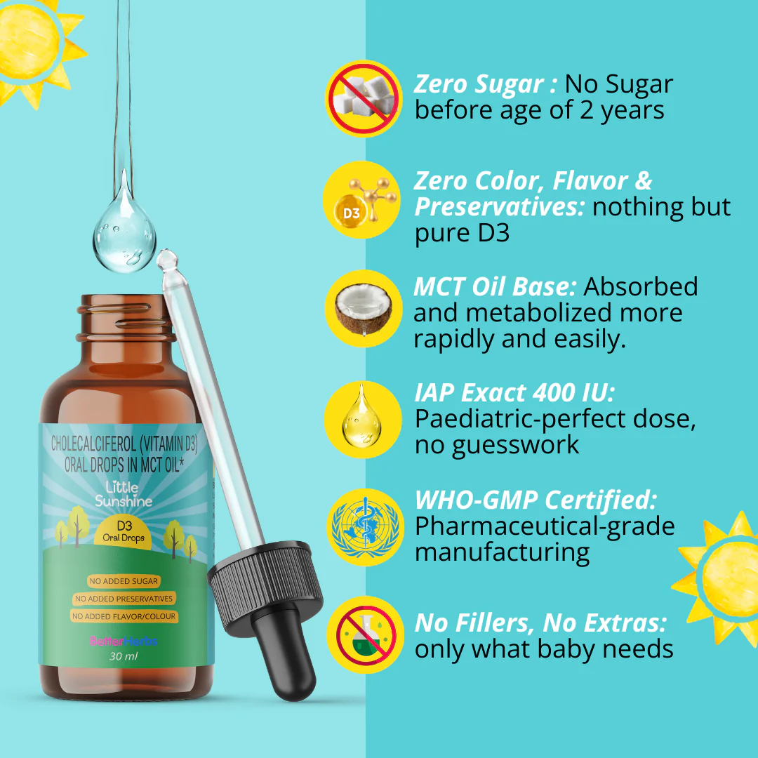 Little Sunshine Vitamin-D Drops For Infants - Image 15